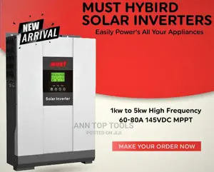 Must Inverters Hybrid Inverters 2kva 24V 60A MPPT