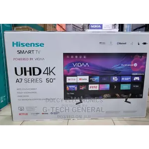 Hisense 50” Uhd Voice Control,Wi-fi,Frameless, Hdr
