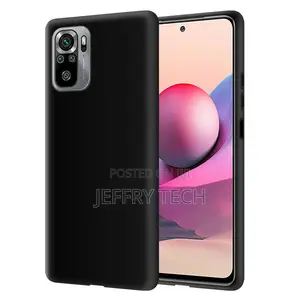 Black Case for Xiaomi Redmi Note 10s Shockproof Silicone Sof
