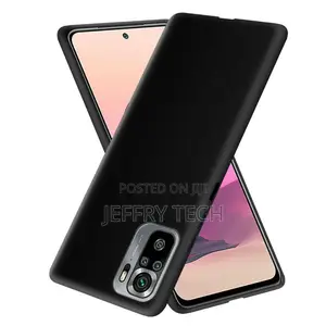 Black Case for Xiaomi Redmi Note 10s Shockproof Silicone Sof