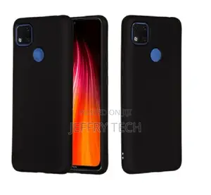 Black Case for Xiaomi Redmi 9C Shockproof Silicone Soft Gel