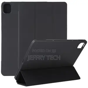 Xiaomi Mi Pad 5 TPU Three-Fold Leather Tablet Case(Black)
