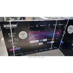 Vision Plus 55" Inch Frameless Ultra Hd Smart Tv