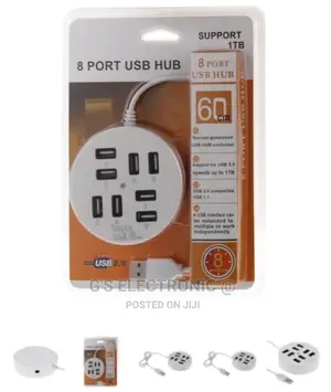 8 Pot USB Hub