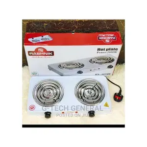 Rashnik Electric Table Top Burner Double Hot Coil Cooker
