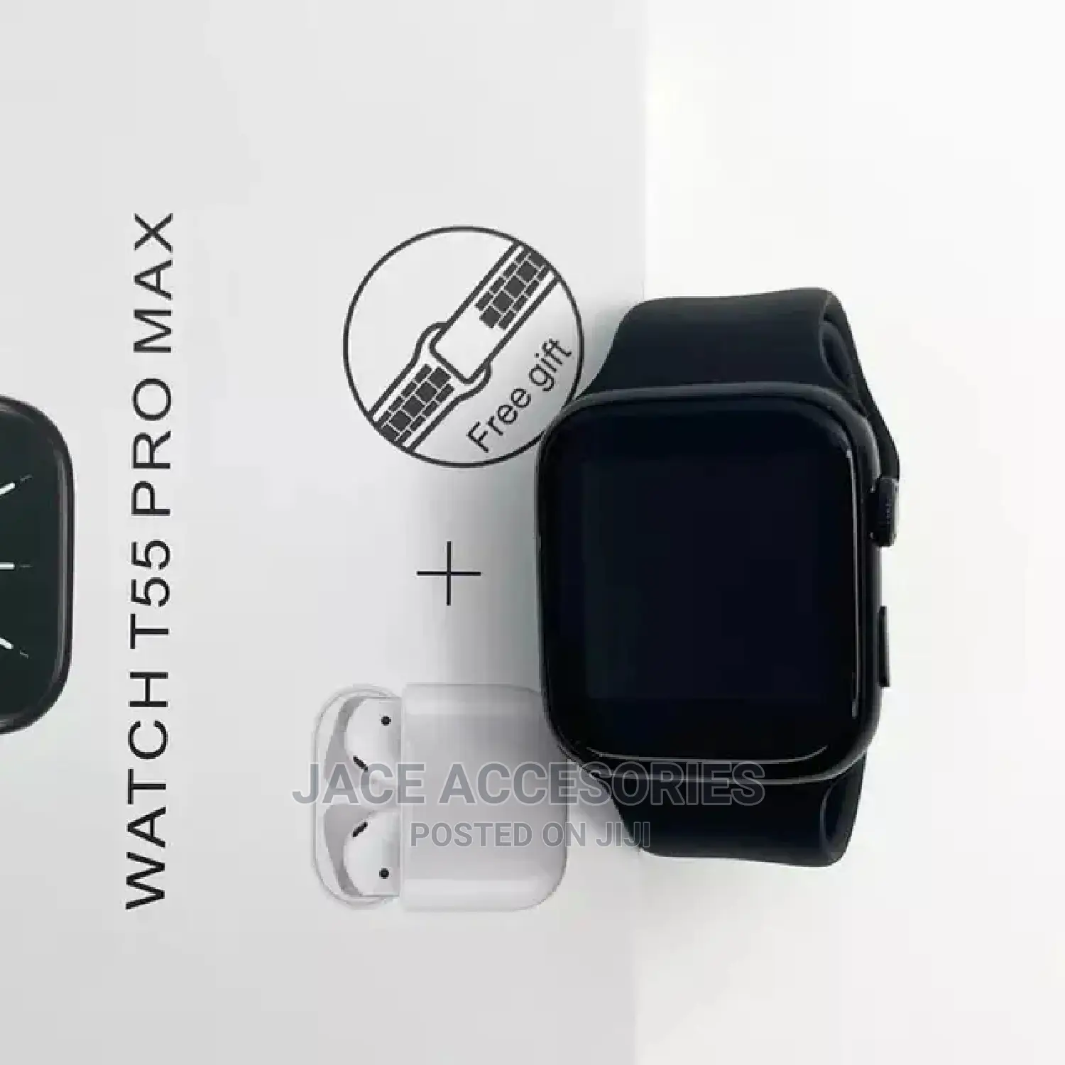 T55 Pro Max Smartwatch+Free Earbuds