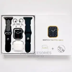 New T55 Promax Smartwatch With Free Airpods
