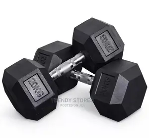 20kg Hexagon Chrome Plated Handle Dumbell