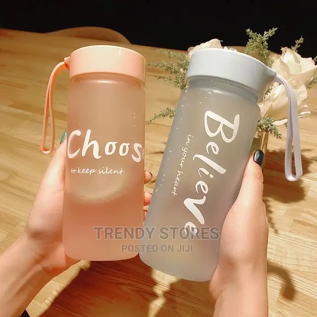 550ml Cute and Simple Frosted Plastic
