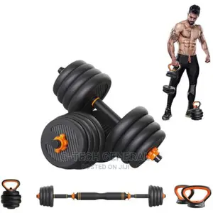 Generic Dumbbells/ Barbell Kettlebell Fitness Set 20kg