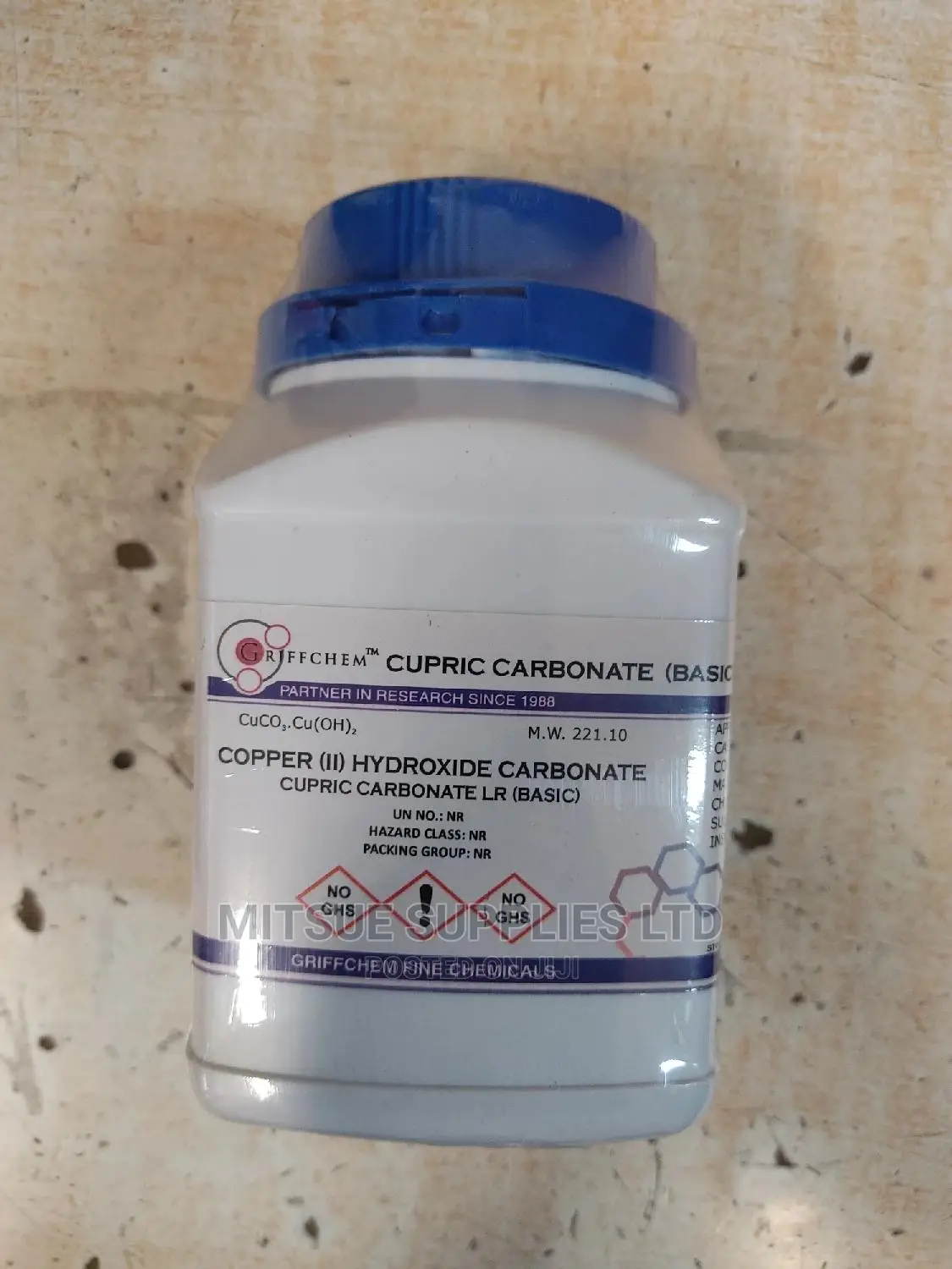Cupric Carbonate (Basic) Extra Pure 95% 500G