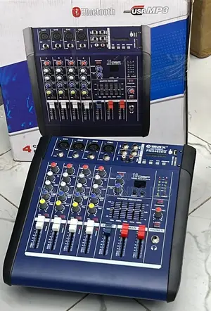 Max 4 Channel Active Powered Mixer With Bluetooth and USB