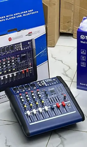 Max 4 Channel Active Powered Mixer With Bluetooth and USB