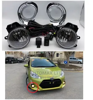 Yr2016: Toyota Aqua. Chrome Finish Fog Lights Set