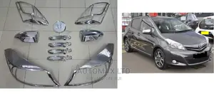 ABS Chrome Kit Set. For Toyota Vitz/Yaris, Year 2013+
