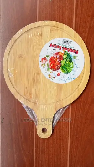 Bamboo Circular Chopping Board/ Serving Tray