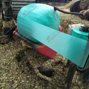 Corn Straw Baler Green Storage Baling Machine