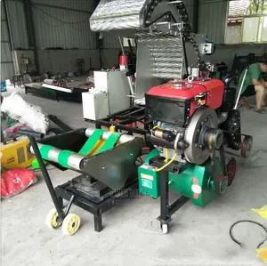 Corn Straw Baler Green Storage Baling Machine