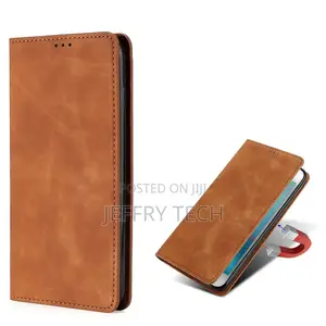 Flip Cover Oneplus Nord N10 Effet Cuir Silky Touch