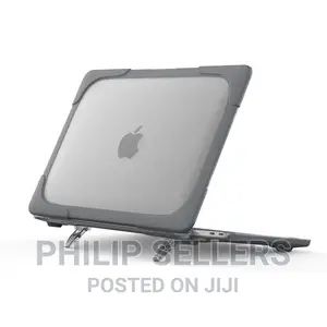 , Heavy Duty Hard Shell Case With Foldable Stand for Apple M