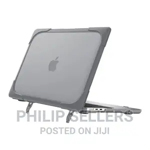 , Heavy Duty Hard Shell Case With Foldable Stand for Apple M