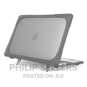, Heavy Duty Hard Shell Case With Foldable Stand for Apple M