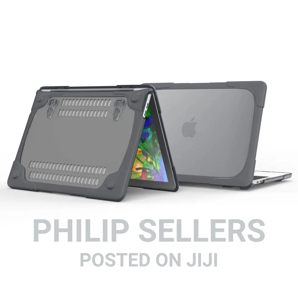 , Heavy Duty Hard Shell Case With Foldable Stand for Apple M