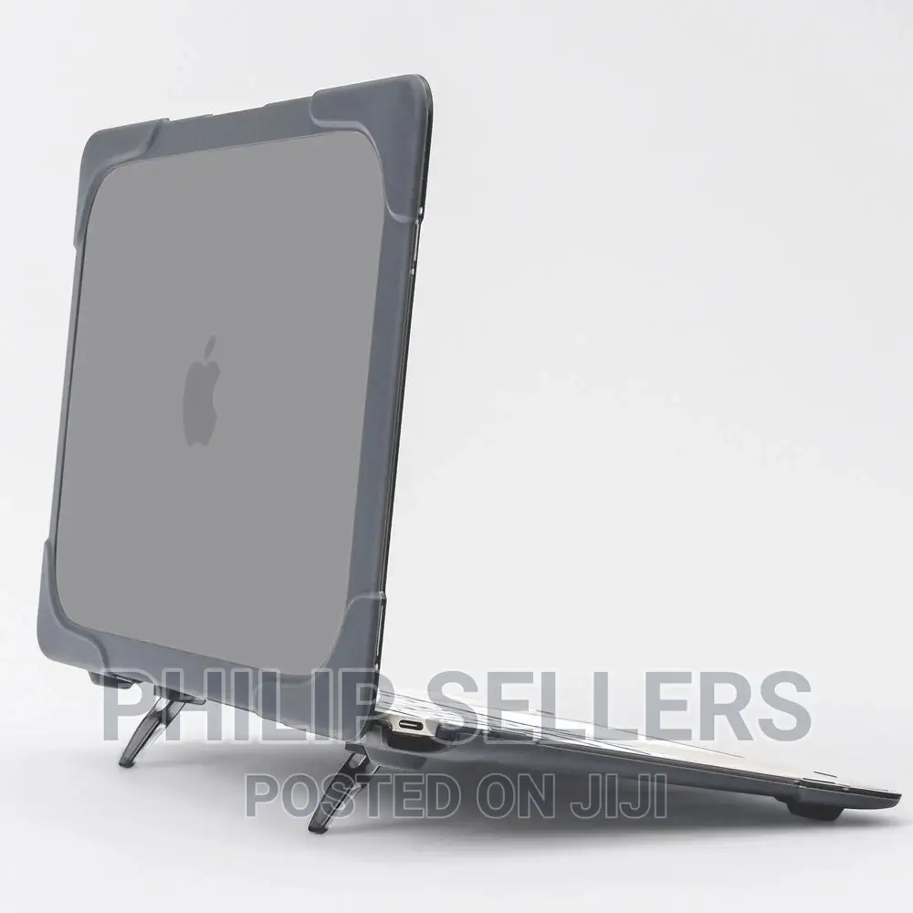 , Heavy Duty Hard Shell Case With Foldable Stand for Apple M