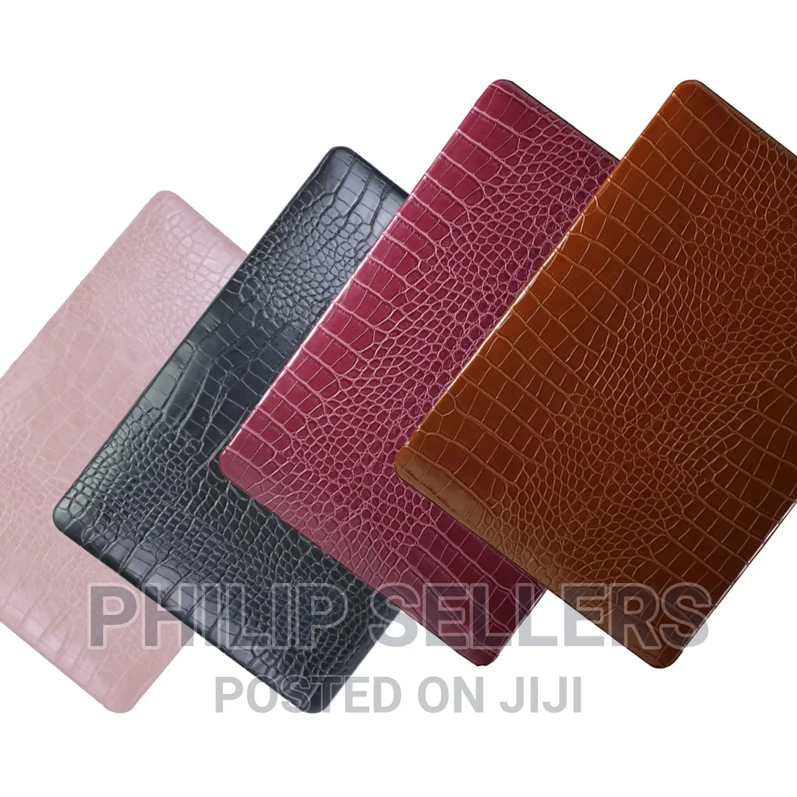 New Design Custom PU Crocodile Embossed Leather Hard Shell B