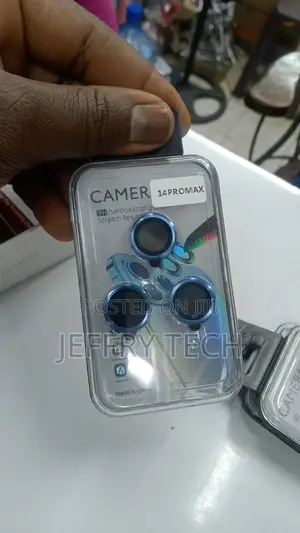 14 Pro Max Camera Lens Protector – Blue (Set of 3)