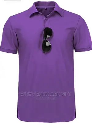 Purple Smart Casual Polo T-Shirts