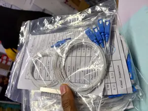 1x4 Fiber Splitter With Blue SC Connectors