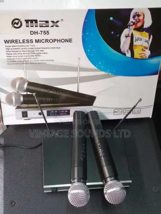 Omax Wireless Microphone 755 Model
