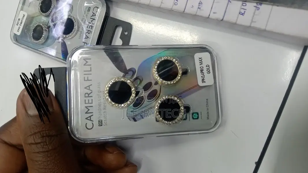 Bling Glitter Camera Lens Protector iPhone 14 Pro Max 6.7 A