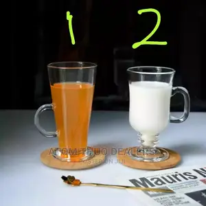 3pcs Glass Mug No 1 Then 6pcs No.2 Coffee Mug