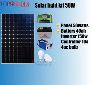 50 Watts Solar Light Kit