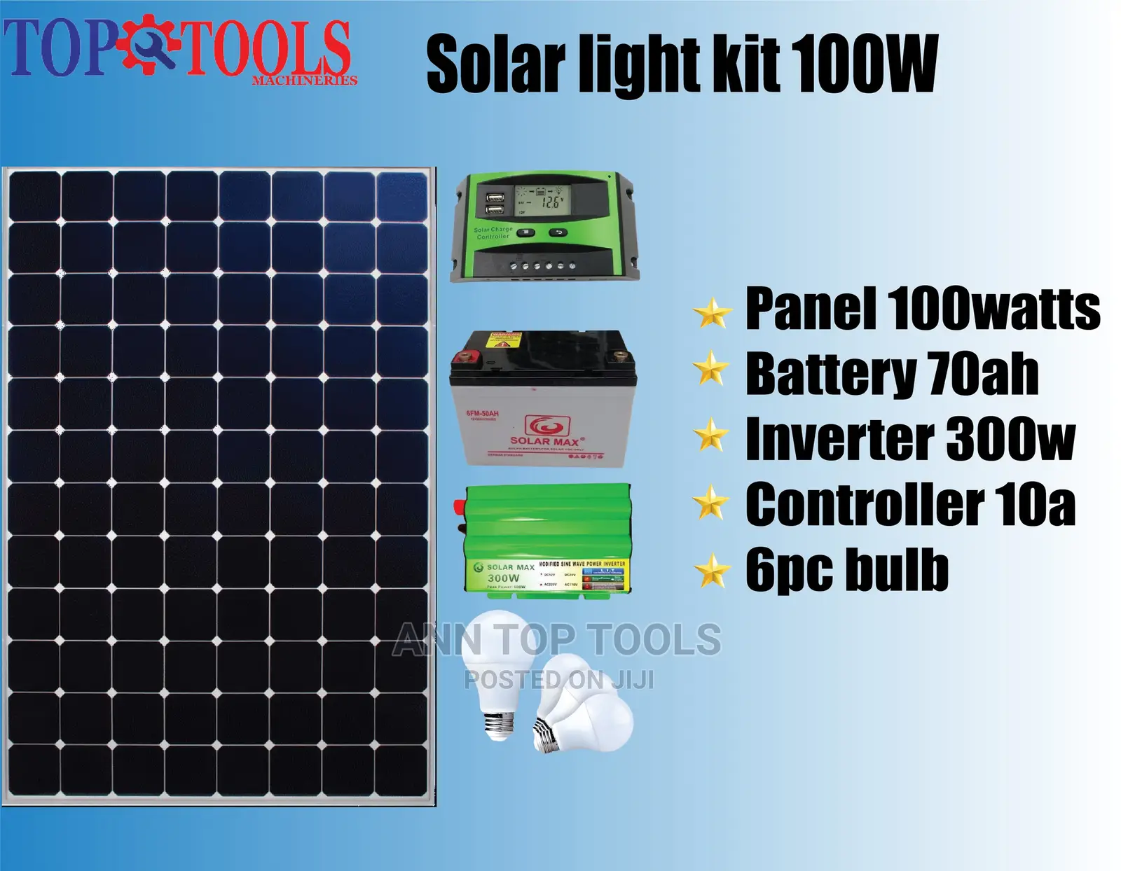 100watts Solar Light Kit
