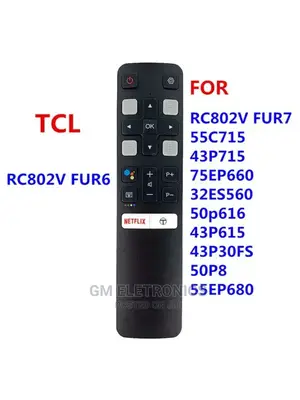 TCL Android Rc802v Fur6 Remote.