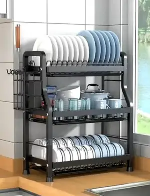 Dish Rack Drainer/ 3 Tier Dish Rack
