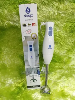 Nunix Hand Blender 2 Speed With Stainless Steel Blades