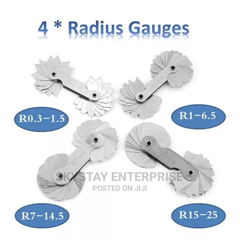 Radius Gauge 4pc Set