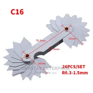Radius Gauge 4pc Set