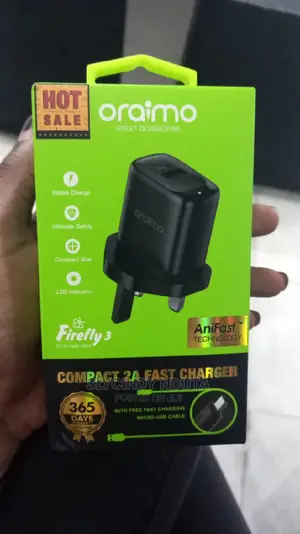 Oraimo Firefly 3 Compact 2A Fast Charger