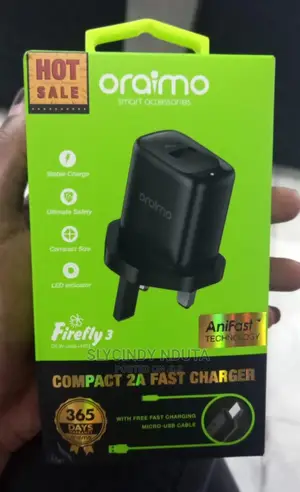 Oraimo Firefly 3 Compact 2A Fast Charger