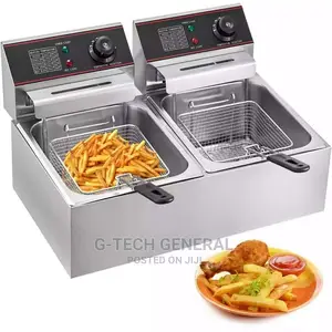 Nunix 6l+6l Double Electric Chips Deep Fryer Machine