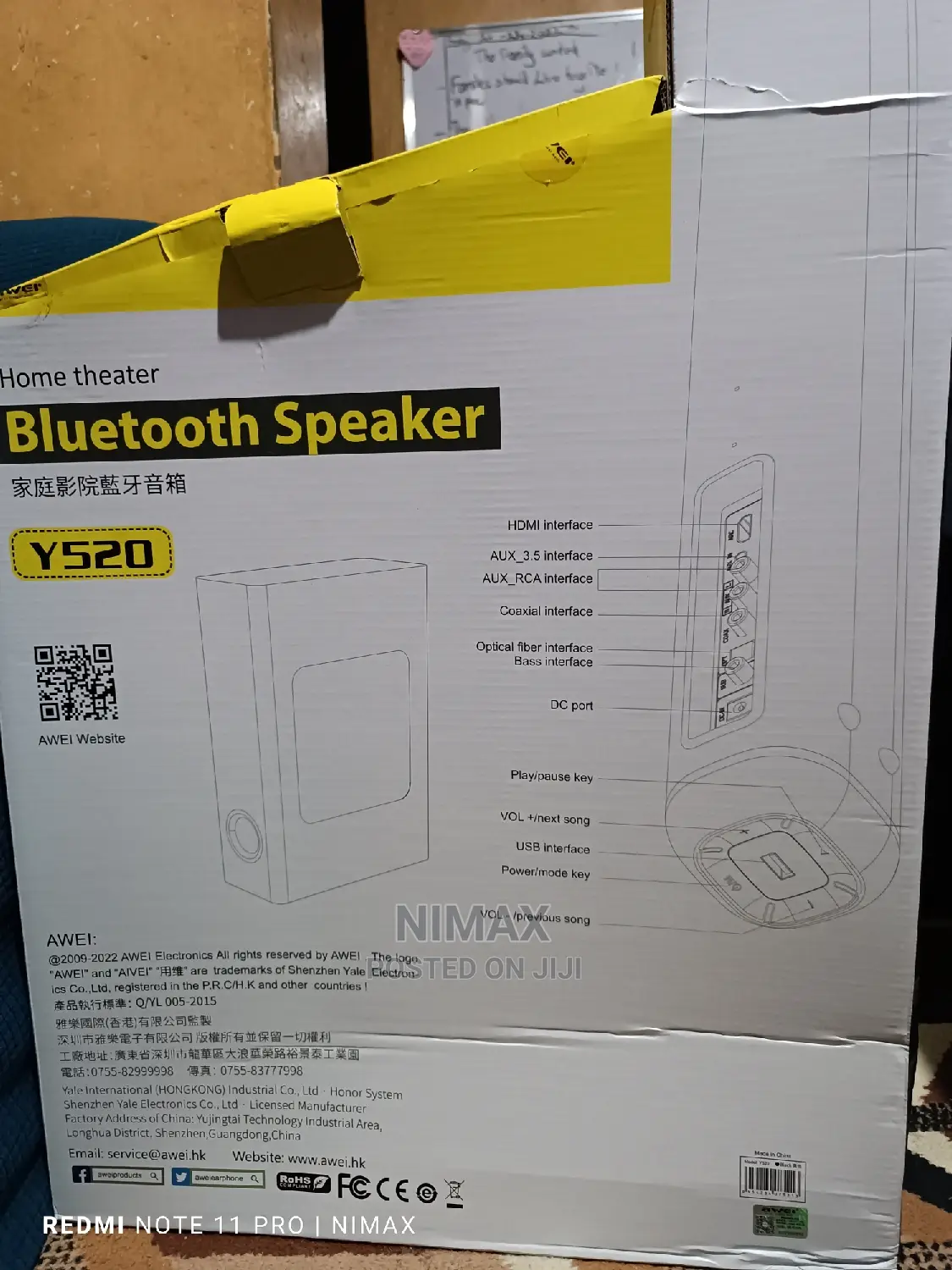 Awei Bluetooth Speaker Y520