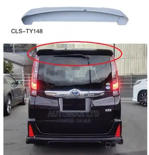 Toyota Noah /Voxy, Hybrid X. Yr2016. Rear Roof Boot Spoiler