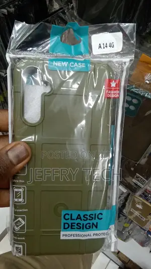 Samsung Galaxy A14 4G Full Coverage Shockproof TPU Case(Army