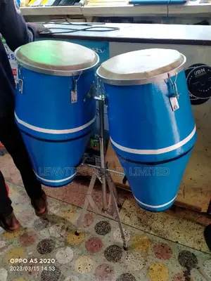 Musical Blue Tumba Drums