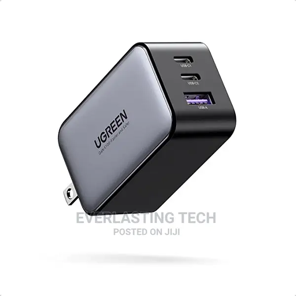 UGREEN USB-A+2*USB-C 65W Gan Tech Fast Charger